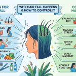 A person applying onion hair oil to their scalp to strengthen hair roots and reduce hair fall.