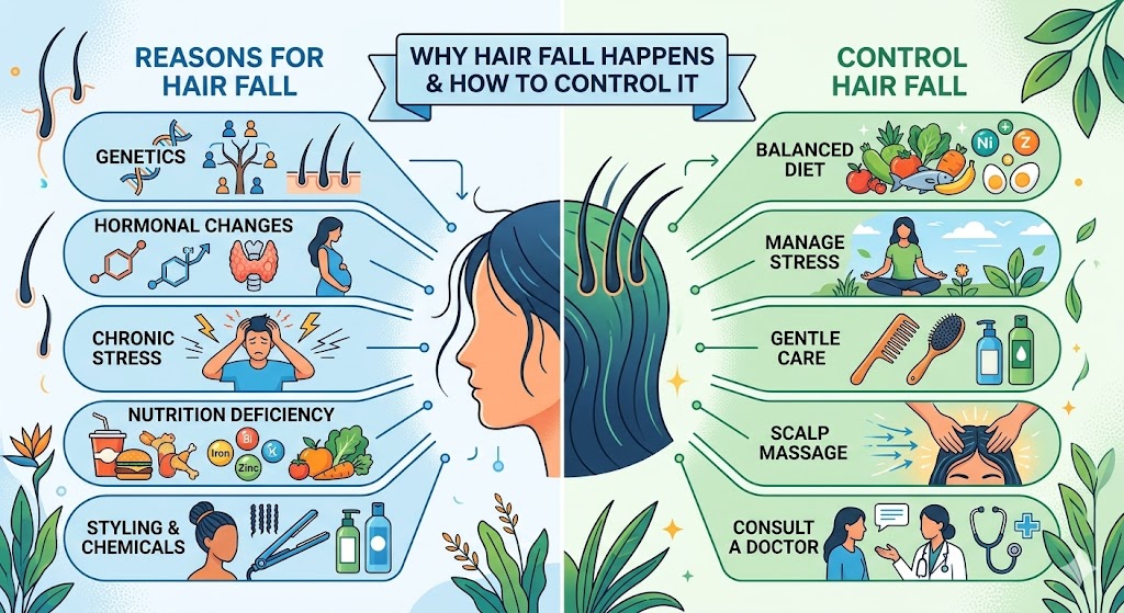 A person applying onion hair oil to their scalp to strengthen hair roots and reduce hair fall.