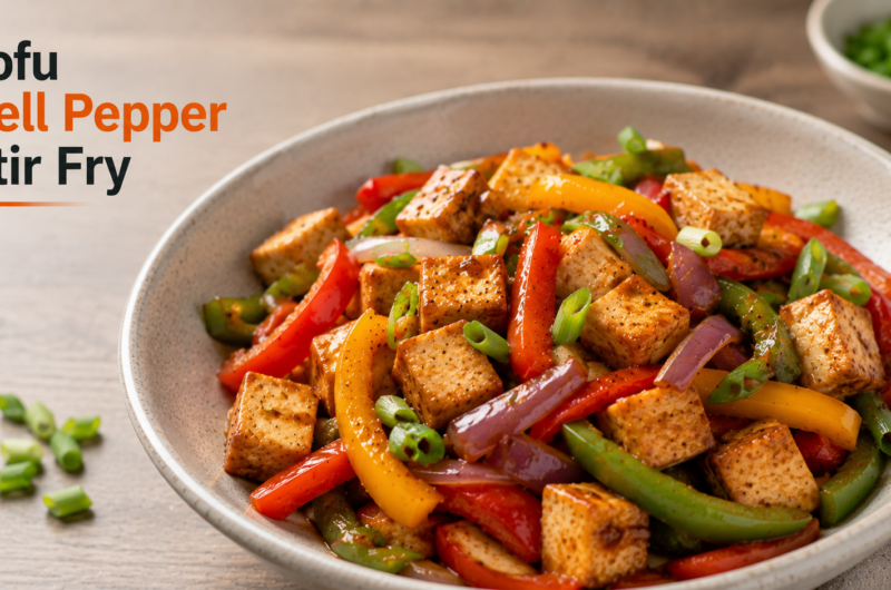 Tofu Bell Pepper Stir Fry for Healthy Hair